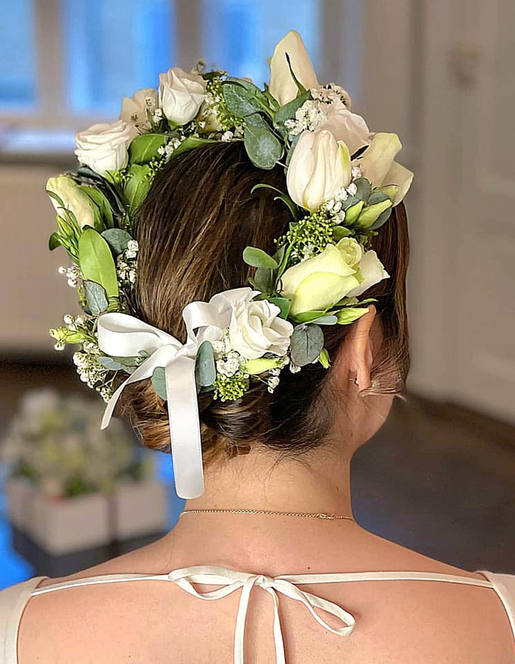 Elegant Hair Wreath