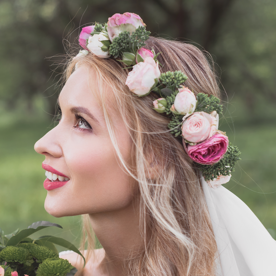 Bella Rosa Hair Wreath