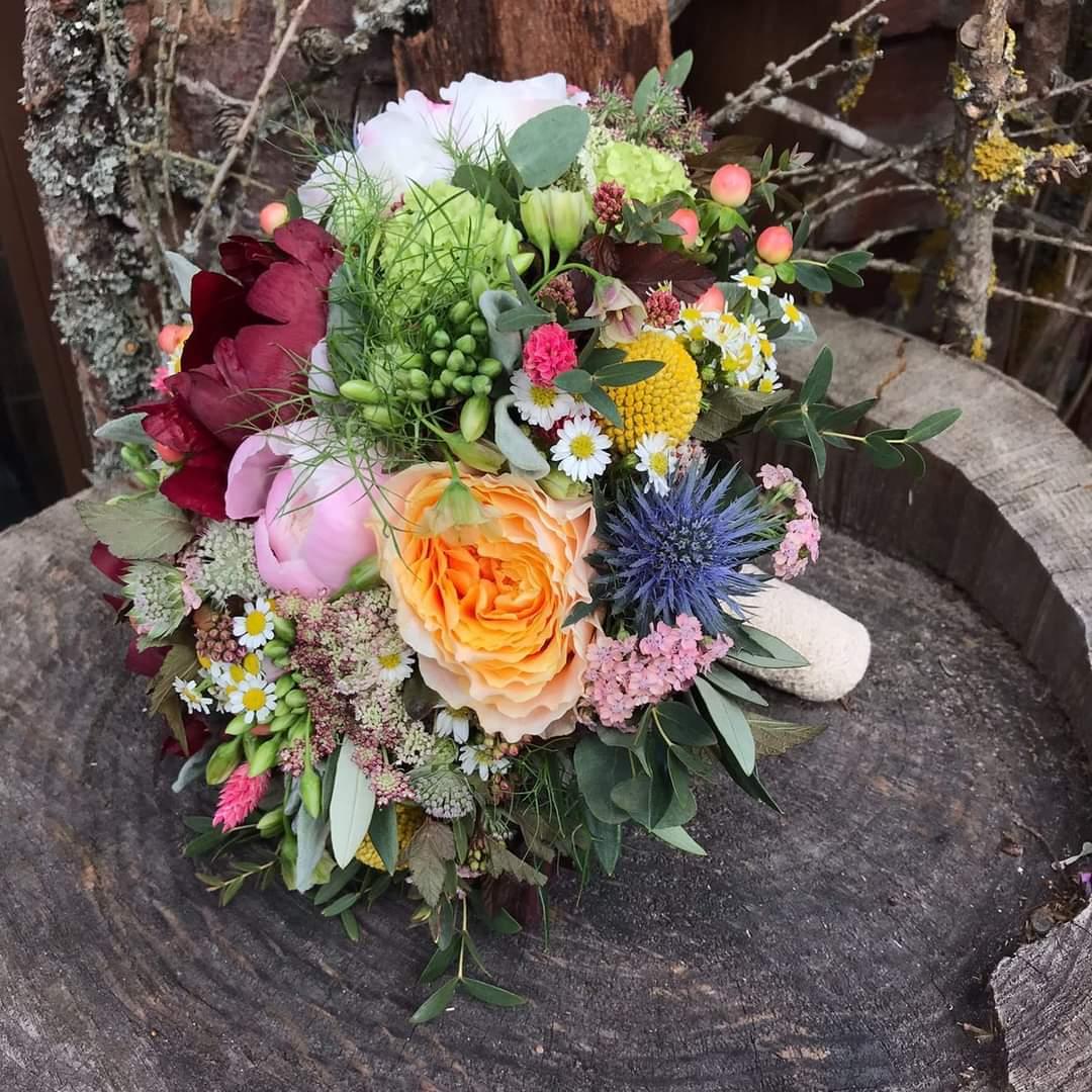Colourful Bridal Bouquet